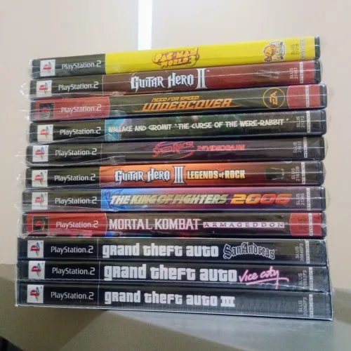 Jogos ps2 original - Lote 11 jogos PlayStation 2 - FAÇO OLX PAY!