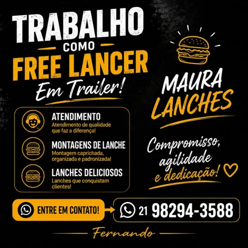 VAGA PARA FREE LANCER - TRAILER