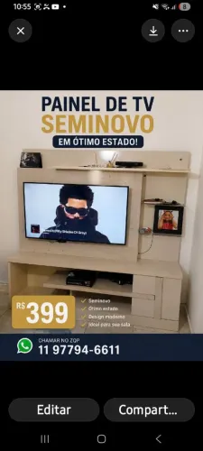 Painel TV 55 polegadas 