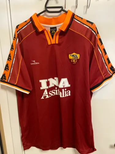Camisa retrô Roma 1998-99 TOTTI N#10