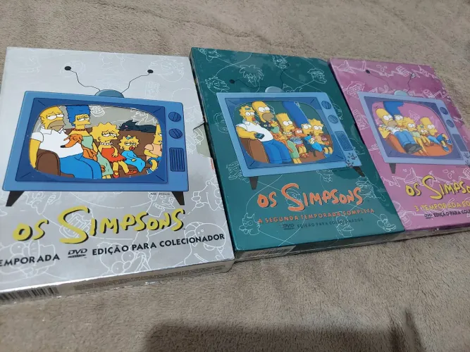As 3 primeira temporadas dos Simpsons 