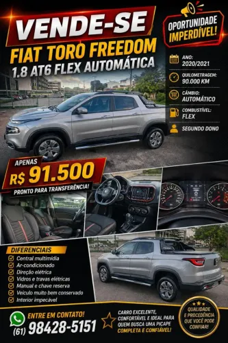 Fiat Toro Freedom 1.8 16V Flex Aut. 2021