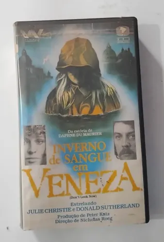 FITA VHS "INVERNO DE SANGUE EM VENEZA" (1973) de Nicolas Roeg, Raríssimo.