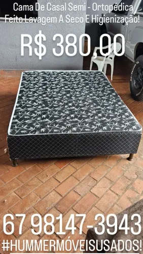 Vende - Se Cama De Casal Semi - Ortopédica Feito Lavagem A Seco E Higienização!