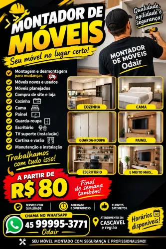 Montador de móveis- Odair