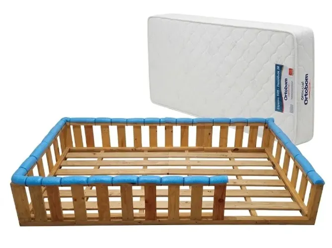 Cama Montessori Infantil de Madeira