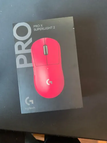 Logitech G Pro X Superlight 2 Magenta (Na Caixa) + Feet Tiger Ice V2 Novos