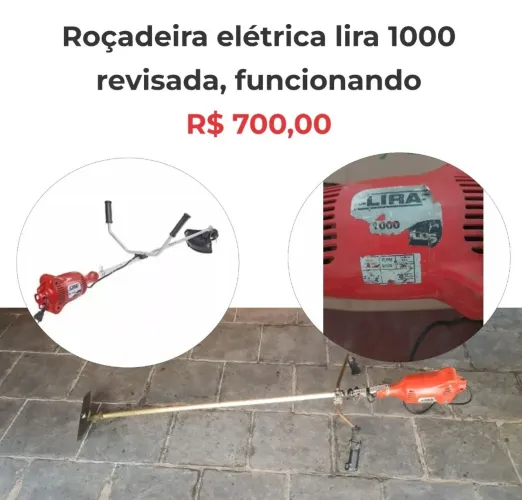 Roçadeira eletrica Lira 1000