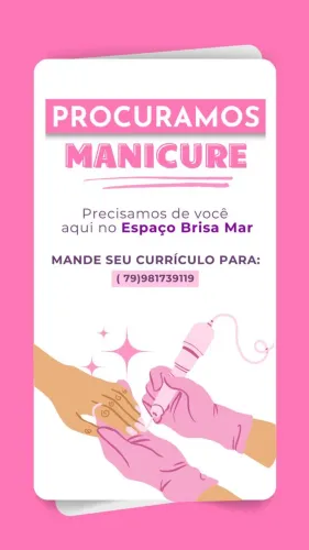 Vaga de Emprego pra Manicure 