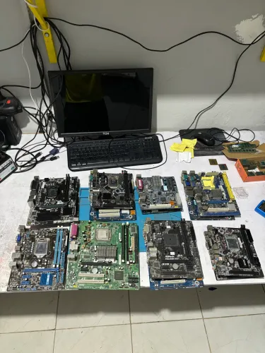Lote placa mãe desktop usadas funcionando
