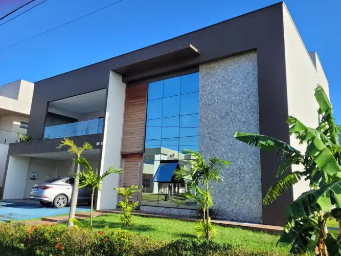 Condomínio Residencial Castanheira - Casa com 450 m² com 4 suítes, piscina, churrasqueira