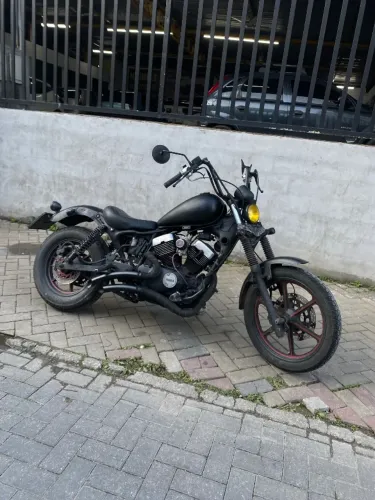 Virago 250 bobber/rat look