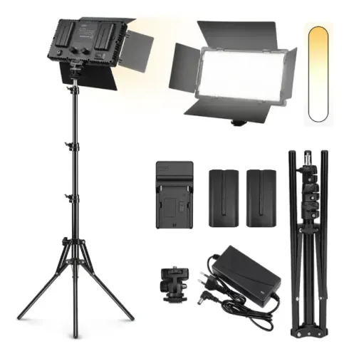 Luz De Led U800 Profissional Iluminador + Tripe Righ Light