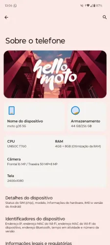 Vende se Motorola g35 5g