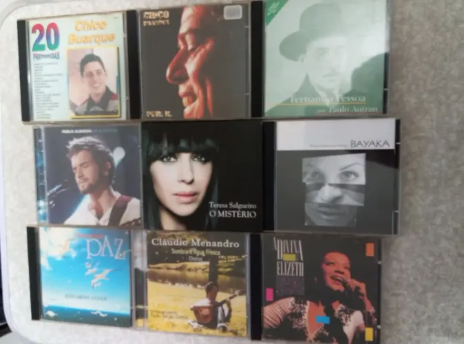 Kit cds MPB com 9 discos 