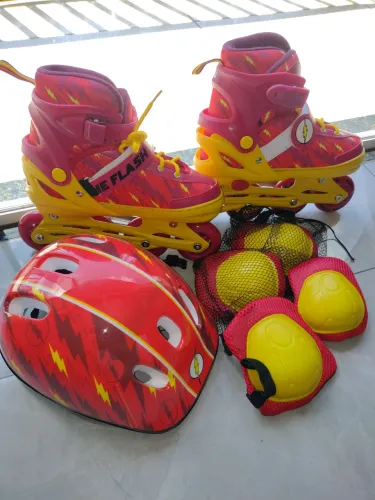 Patins roller infantil flash