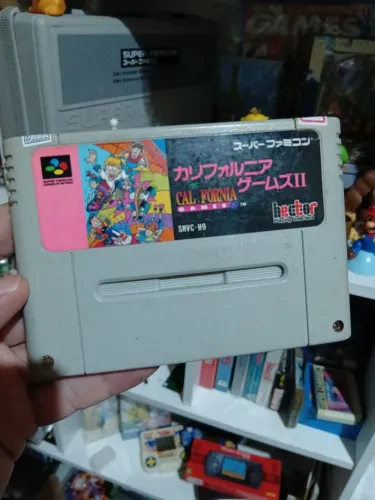 Cartucho Califórnia games SUPERFAMICOM