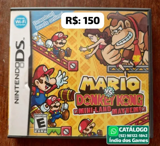 Mario Vs Donkey Kong Mini-Land Mayhem! = R$: 150