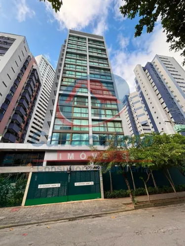 Edifício Roof Top 470 | 1 quarto | Andar alto | 29m² | Apartamento mobiliado