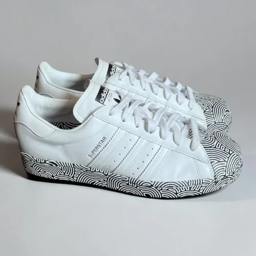 tênis adidas superstar masculino branco edição especial 42 novo