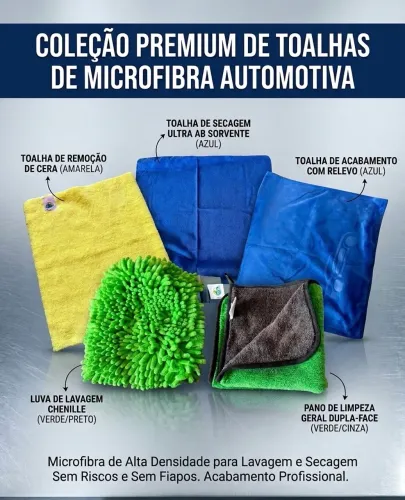 Microfibra Estética Automotiva