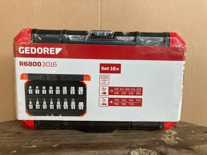 Jogo De Soquete Torx Fêmea E Macho 1/2 20 Peças Gedore Red