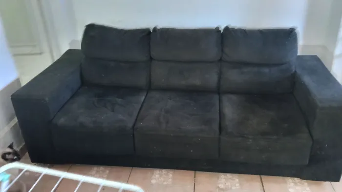 Sofá retrátil de 3 lugares 