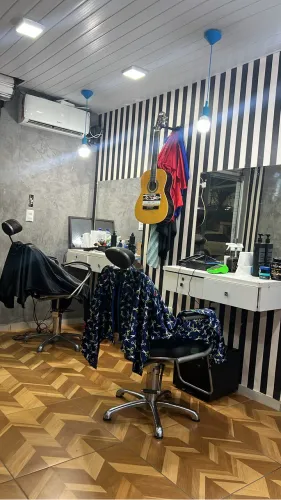 Cadeira barbeiro reclinável