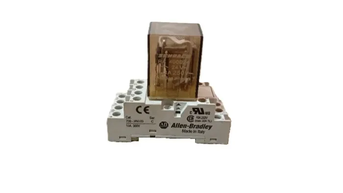 Relé De Interface Allen-bradley 700-hn103 Com Base E Relé Schrack 24v