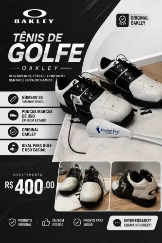 TÊNIS DE GOLFE OAKLEY TAMANHO 38<br><br>OAKLEY