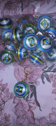 16 unidades de chaveiros do Brasil, feito em máquina 3D!