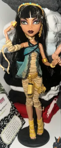 boneca monster high cleo de nile w1 l1 (ler a descrição)