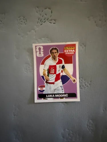 Figurinha Extra Sticker Luka Modri? Panini Copa do Mundo FIFA 2026 Original