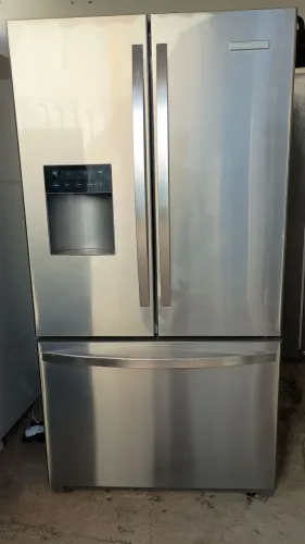 Geladeira Electrolux side Bay slide inox