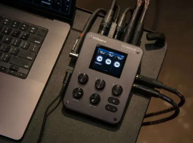 Go Mixer Studio Roland Interface e mixer de audio Go-Mixer