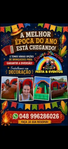 Aluguel de brinquedos infláveis e decorações 