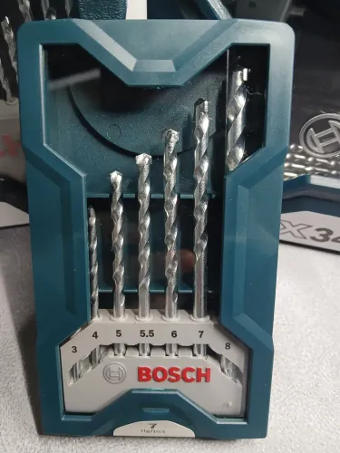 Jogo de Brocas Bosch para Alvenaria - 7 Peças | Novo e Lacrado