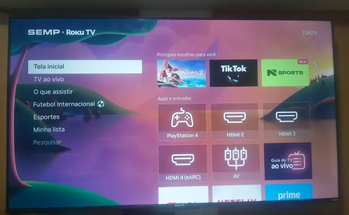 Smart Tv semp 50" Polegadas 4k
