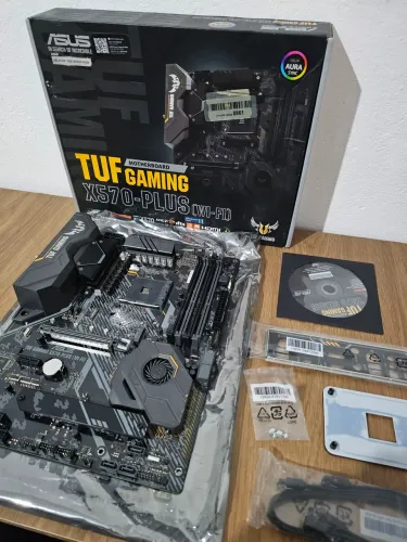 Placa Mãe AM4 ASUS TUF GAMING X570 PLUS WIFI
