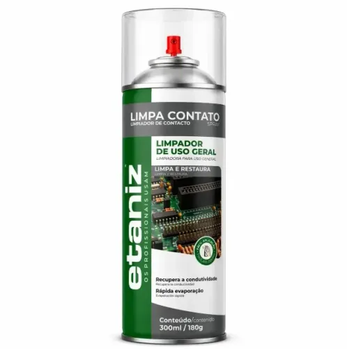 Limpa Contato Spray Alta Performance 300ml Etaniz