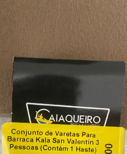 Conjunto de Varetas Para Barraca Kala San Valentin 3 Pessoas