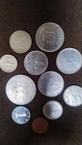 Moedas brasileiras e de fora