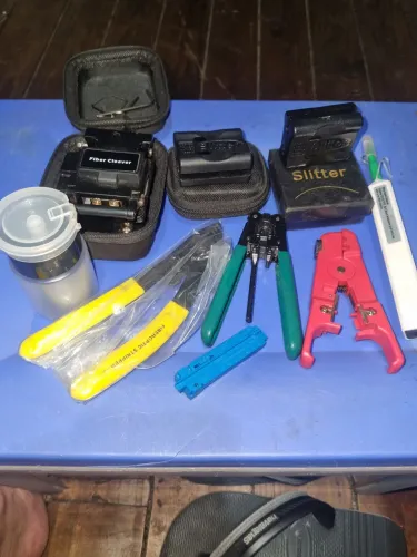 Kit fibra instalação