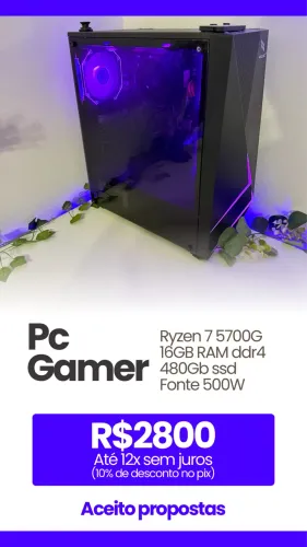 Pc gamer - Ryzen 7 5700G