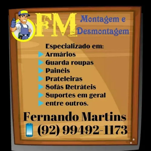 FM montagem de móveis em geral *