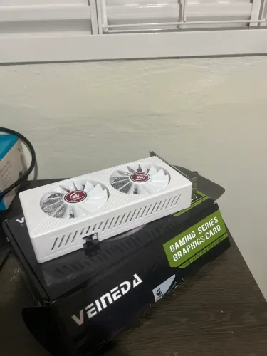 PLACA DE VIDEO RTX 580 branca