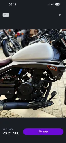 Iron 250 impecável semi nova 