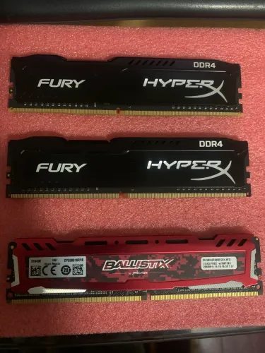 Memória ram 3x Ddr4 8GB