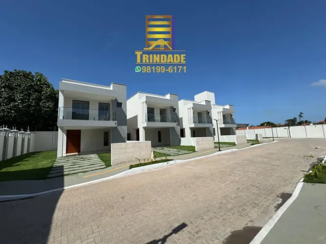 LINDA CASA DUPLEX EM CONDOMINIO NO OLHO D AGUA, AO LADO POTIGUAR, PRONTA