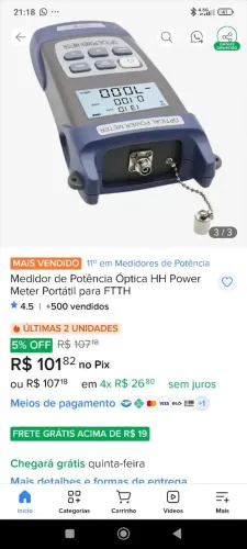 Power meter pon